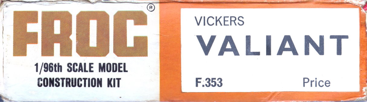 FROG F354 AVRO Vulcan 4 engined jet V-bomber, IMA Ltd, 1965